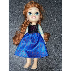 FROZEN Toddler Anna Ana Large Doll Plastic Disney Bendable Girls Toy Movie Cute